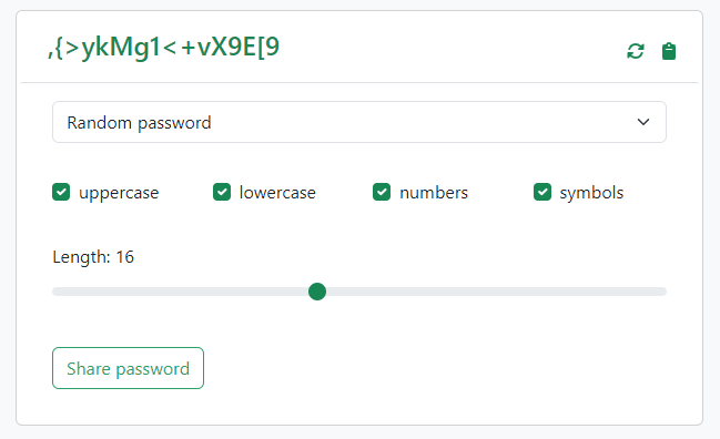 high security passwords